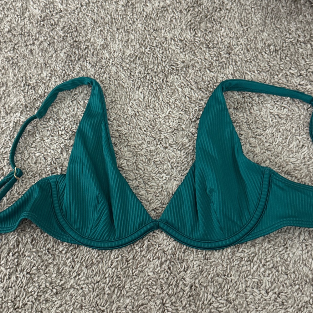 Hollister Teal Bikini Top